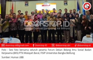 FISIP UBB Sukses Gelar Forum Dekan Bidang Ilmu Sosial BKS-PTN Barat, Bahas Tantangan Pendidikan di Era Transformasi
