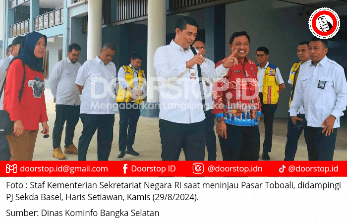 Tim Kemensetneg RI Kunjungi Bangka Selatan, Tinjau Pembangunan Infrastruktur ini