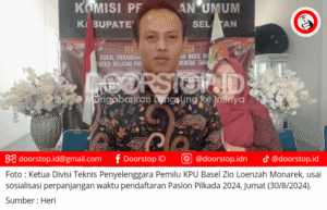 Hindari Misinformasi, KPU Basel Sosialisasikan Perpanjangan Waktu Pendaftaran Paslon