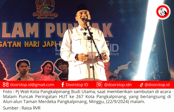 Malam Puncak Peringatan HUT ke 267 Kota Pangkalpinang Berlangsung Meriah, Ada Tarian Mayang Pinang, Teater Begisah, hingga Guest Star Lokal