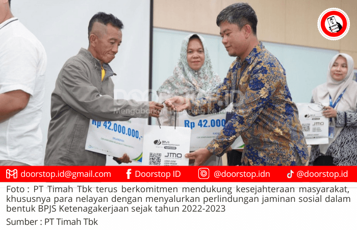 Sejak 2022, PT Timah Telah Salurkan Perlindungan Jaminan Sosial BPJS Ketenagakerjaan ke 959 Nelayan di Kepulauan Babel dan Kepri