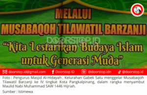 Sambut Maulid Nabi Muhammad 1446 Hijriah, Pengurus Masjid Al Hidayah Gabek Satu Pangkalpinang Gelar Musabaqoh Tilawatil Barzanji
