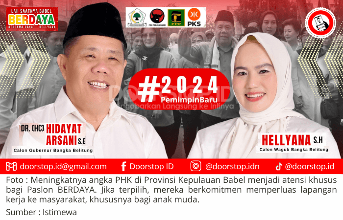 PHK Melonjak, Paslon Berdaya akan Perluas Lapangan Kerja di Kepulauan Babel