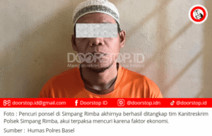Polisi Ungkap Kasus Pencurian Ponsel di Simpang Rimba