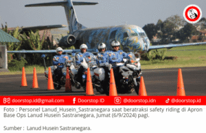 Satpomau Lanud Husein Sastranegara Unjuk Keterampilan