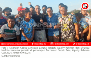 Algafry-Efrianda Bangga Banyak Pemain Sepak Bola Bertalenta di Bangka Tengah