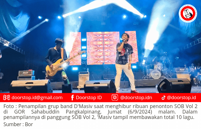 D’Masiv Sukses Hibur Ribuan Penonton SOB Vol 2