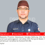Bawaslu Babel Teruskan Hasil Penelusuran Dugaan Pelanggaran Netralitas ASN ke Menteri PAN-RB