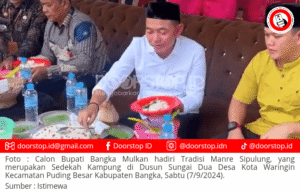 Mulkan Puji Tradisi Manre Sipulung, Tradisi Budaya Suku Bugis di Sungai Dua Kota Waringin