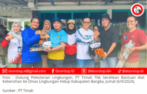 PT Timah Tbk Bantu DLH Bangka Lestarikan Lingkungan
