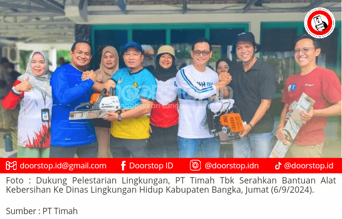 PT Timah Tbk Bantu DLH Bangka Lestarikan Lingkungan