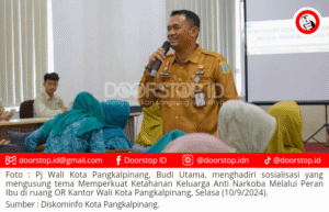 Pangkalpinang Akan Miliki Yayasan NAPZA, Pj Wako Tekankan ini