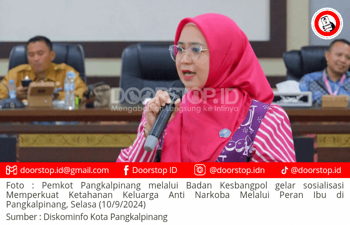 Peran Ibu Jadi Benteng Terkuat Cegah Narkoba di Pangkalpinang