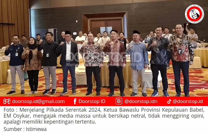 Ketua Bawaslu Kepulauan Babel Harapkan Media Massa Bersikap Netral