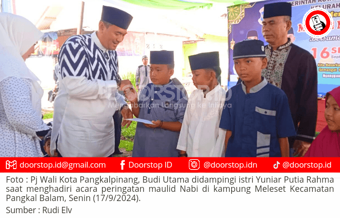Pj Wali Kota Pangkalpinang Ajak Lestarikan Tradisi Maulid Nabi