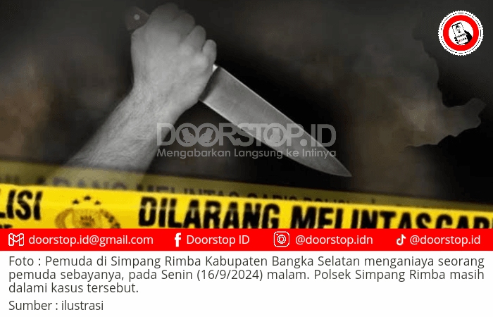 Tragis! Karena Cemburu, Remaja di Simpang Rimba Ditusuk