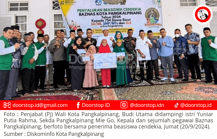 Pemkot Pangkalpinang Salurkan Beasiswa Cendekia ke 754 Siswa