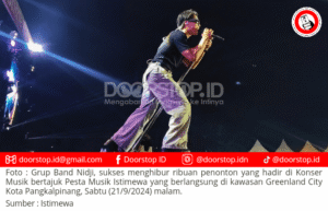 Nidji Sukses Gebrak Panggung Pesta Musik Istimewa The Greenland City Pangkalpinang