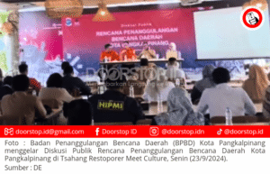 BPBD Pangkalpinang Gelar Diskusi Publik, Rancang Rencana Penanggulangan Bencana