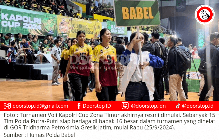 Turnamen Voli Kapolri Cup Zona Timur Dimulai: Tim Polda Babel Siap Bertarung!