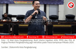 Budi Utama Ingatkan ASN, PPPK dan PHL Pemkot Pangkalpinang Jaga Netralitas Selama Kampanye Pilkada