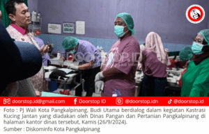 Pj Wali Kota Pangkalpinang Apresiasi Kastrasi Kucing Jantan dan Usulkan Pengembangan Layanan Kesehatan Hewan