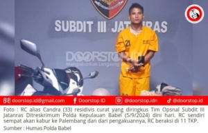 Residivis Curat Berhasil Diringkus, Akui Sudah 11 Kali Beraksi