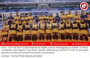 Lolos ke Babak 16 Besar Kapolri Cup 2024, Tim Voli Putri Polda Kepulauan Babel Matangkan Sejumlah Persiapan