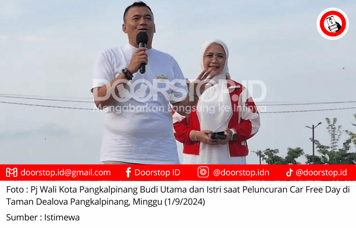 Car Free Day Mulai Diberlakukan di Pangkalpinang