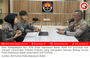 Tribrata Podcast: Polda Kepulauan Babel Sosialisasikan Penerimaan Anggota Polri 2025