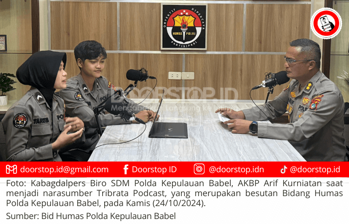 Tribrata Podcast: Polda Kepulauan Babel Sosialisasikan Penerimaan Anggota Polri 2025