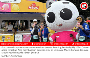Aice Group Segarkan Jakarta Running Festival 2024 dengan Puluhan Ribu Es Krim Mochi