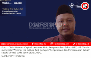 Webinar Ins Culture Talk : Upaya PT Timah Geliatkan Zakat di Lingkungan Karyawan