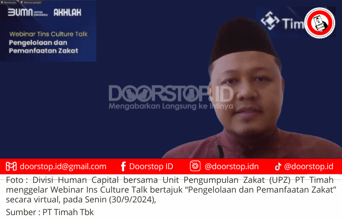 Webinar Ins Culture Talk : Upaya PT Timah Geliatkan Zakat di Lingkungan Karyawan