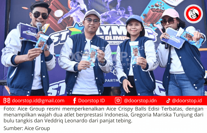 Dukung Atlet Indonesia di Olimpiade Paris 2024, Aice Luncurkan Crispy Balls Edisi Terbatas dengan Wajah Gregoria dan Veddriq