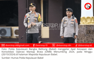 Polda Kepulauan Babel Gelar Apel Kesiapan Pengamanan Pelantikan Presiden dan Wapres 2024, Kapolda Tekankan Loyalitas dan Patriotisme