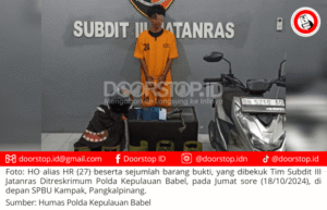 Pemuda Pangkalpinang Bobol Konter HP dan Toko Sembako, Ditangkap Berkat Jejak di Medsos