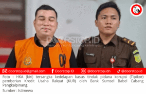 Kejati Babel Tahan HKA, Tersangka Baru Kasus Tipikor Dana KUR Bank Sumsel Babel