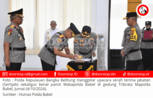 Pimpin Sertijab PJU dan Kenal Pamit Wakapolda Babel, Kapolda: Segera Kenali Tupoksi Masing-Masing