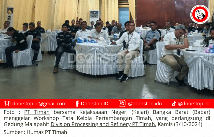 Tingkatkan Pemahaman Hukum Tata Kelola Tambang Timah, PT Timah Gelar Workshop Tata Kelola Pertambangan