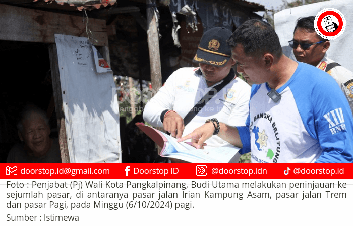 Tinjau Pasar, Budi Utama: untuk Penataan yang Lebih Efektif