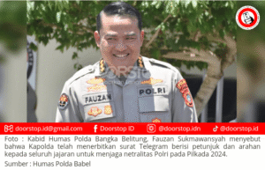 Polda Babel Tegaskan Netralitas Polri Jelang Pilkada Serentak 2024