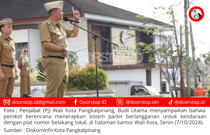 Pemkot Pangkalpinang Siapkan Peraturan untuk Sistem Parkir Berlangganan Mulai 2025