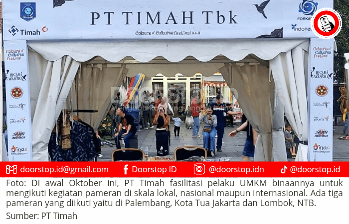 Jangkau Pasar yang Lebih Luas, PT Timah Fasilitasi Mitra Binaan Ikuti Berbagai Pameran