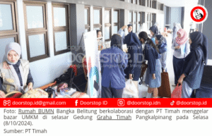 Karyawan PT Timah Serbu Bazar UMKM di Gedung Graha