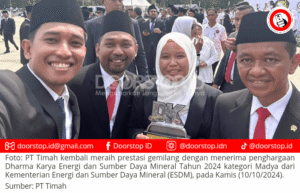 Lagi! PT Timah Terima Award Dharma Karya Energi dan Sumber Daya Mineral dari Kementerian ESDM