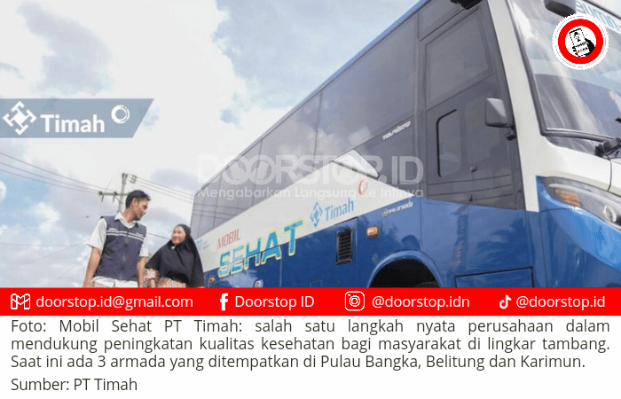 Selain Berikan Layanan Kesehatan Gratis, Mobil Sehat PT Timah Juga Mengedukasi Masyarakat Tentang Pola Hidup Sehat