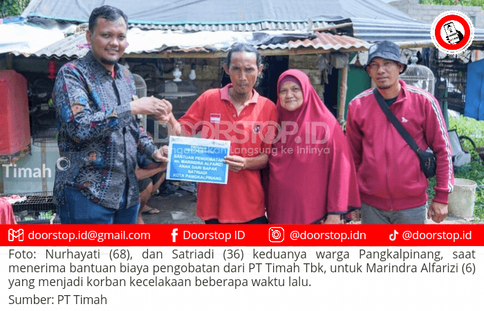 PT Timah Peduli: Beri Bantuan Biaya Pengobatan Cucu Tercinta Nenek Nurhayati