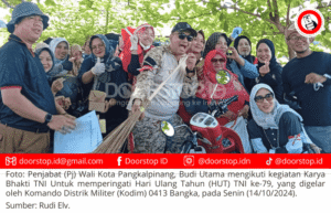 Pj Wali Kota Pangkalpinang Apresiasi Karya Bhakti TNI Turut Jaga Kebersihan Kota
