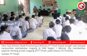 Magang bagi Pelajar dan Mahasiswa, Bentuk Dukungan PT Timah akan Pengembangan SDM Babel